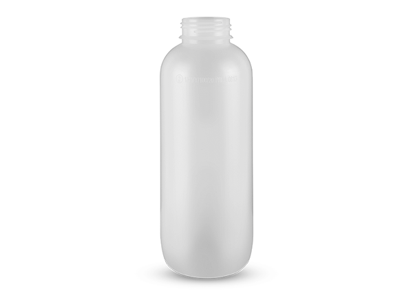 Frasco 1000ml em PEAD ou COEX, boca 42mm na cor Natural